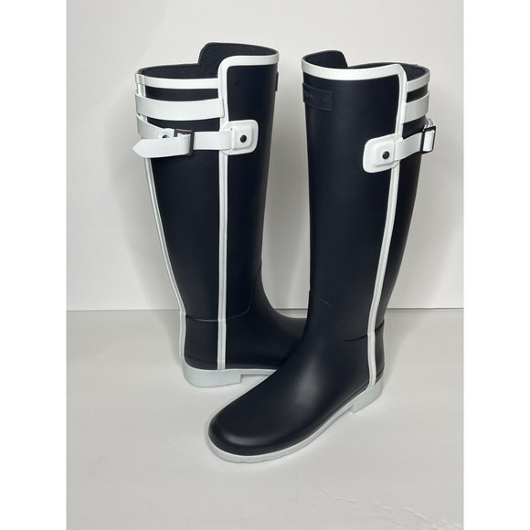 Hunter Shoes Hunter Rain Boot Size 6 Women Blue Synthetic Knee High